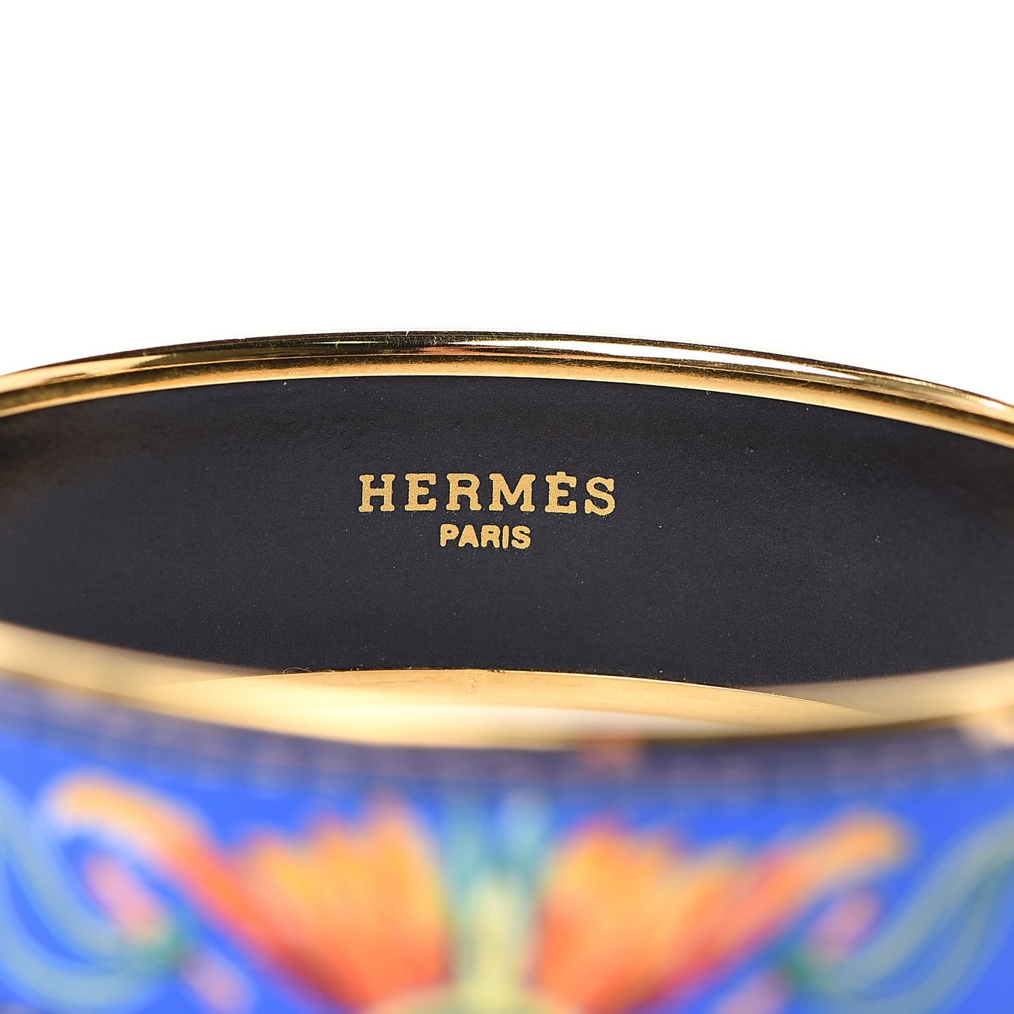 Enamel Printed Brazil Wide Bracelet 65