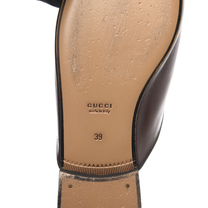 Gucci Calfskin Womens Princetown Slippers 39 Fondente Brown 7 of 11