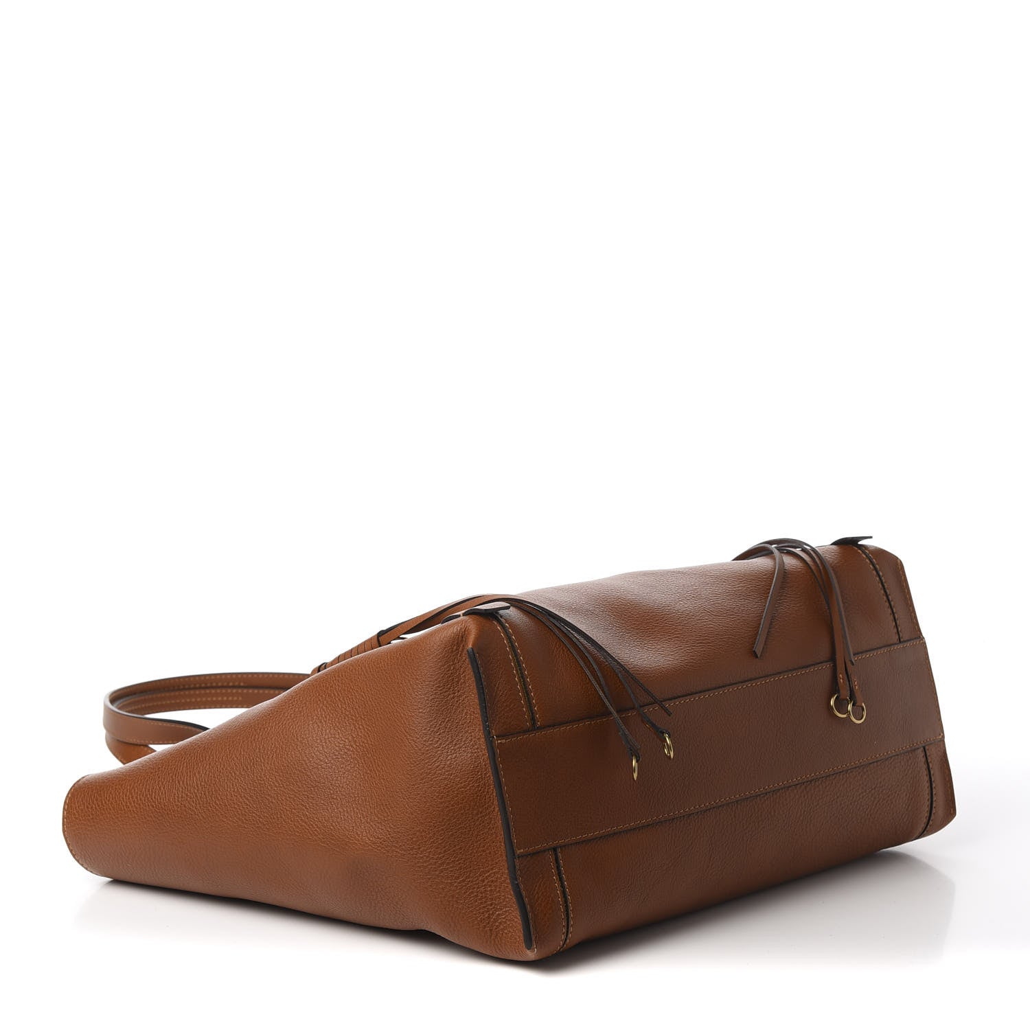 Chloe Smooth Calfskin Medium Milo Shopping Tote Caramel 3 of 9