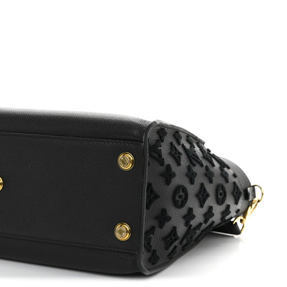 Louis Vuitton Calfskin Monogram Tufting On My Side Black 10 of 10