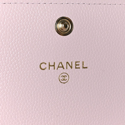 Chanel Caviar Quilted Coco Candy Card Holder On Chain Light Pink 8 of 10