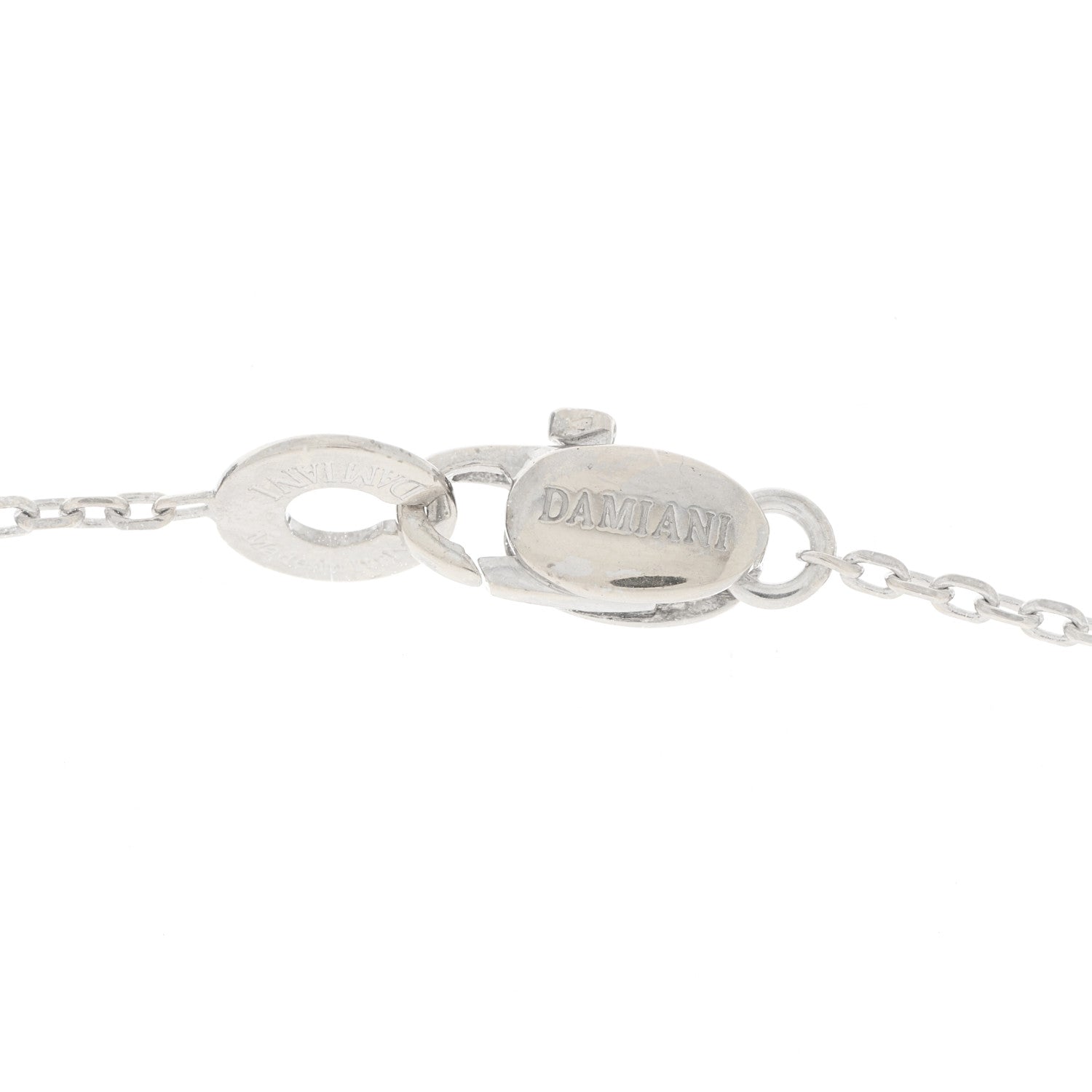 Damiani 18K White Gold Diamond Metropolitan Dream Pendant Necklace 6 of 8