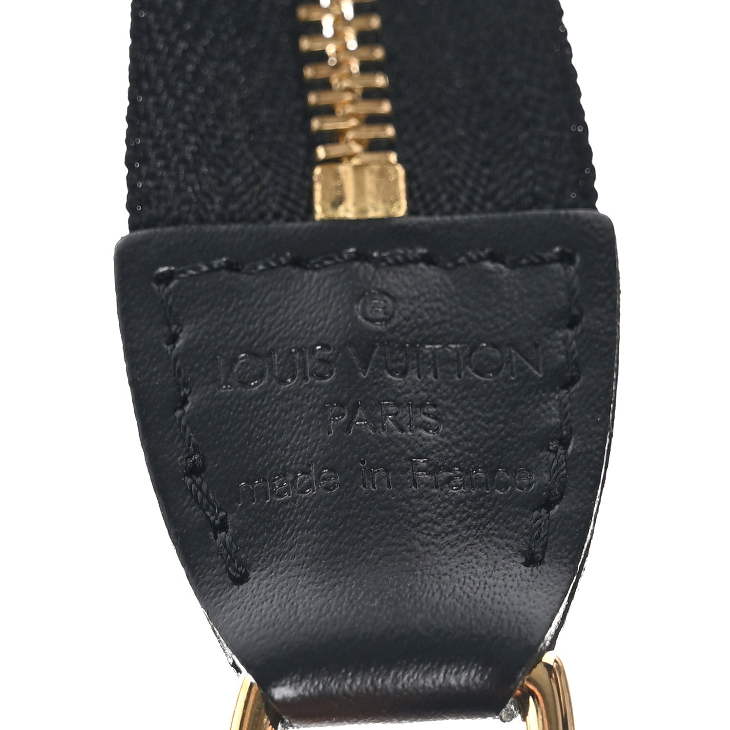 Louis Vuitton Epi Pochette Accessories 24 Black 6 of 10