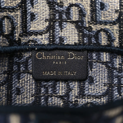 Christian Dior Oblique Slim Saddle Pouch Blue 6 of 10