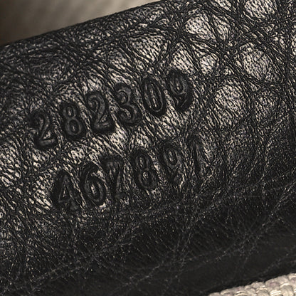 Gucci Pebbled Calfskin Medium Soho Shoulder Bag Black 7 of 11