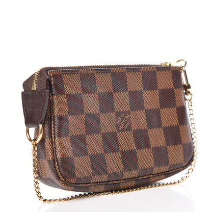 Louis Vuitton Damier Ebene Mini Pochette Accessories 3 of 9