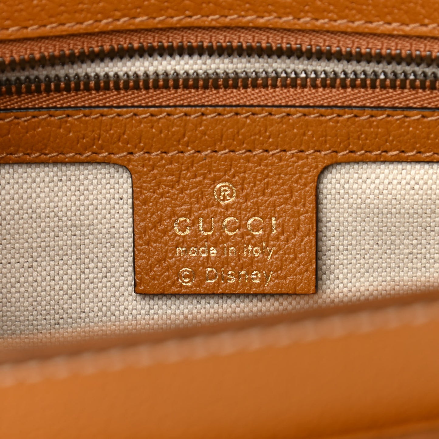 X DISNEY Mini Vintage GG Supreme Monogram Mickey Mouse Small Flap Messenger Bag Beige Vintage Sun Oil