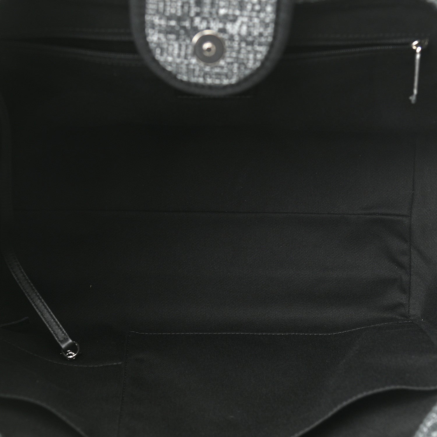 Chanel Canvas Medium Deauville Tote Charcoal 5 of 11