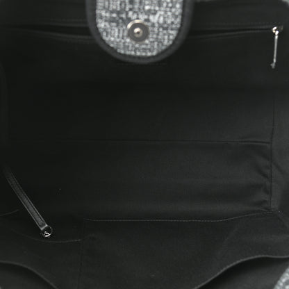 Chanel Canvas Medium Deauville Tote Charcoal 5 of 11