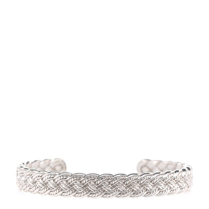 David Yurman Sterling Silver Woven Cable Cuff Bracelet 1 of 4