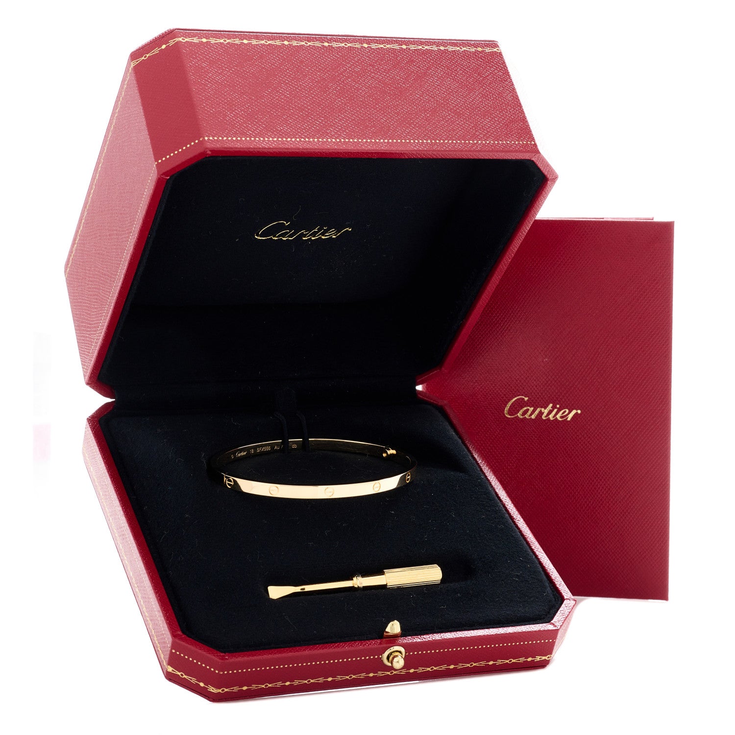 Cartier 18K Pink Gold Small LOVE Bracelet 18 5 of 5