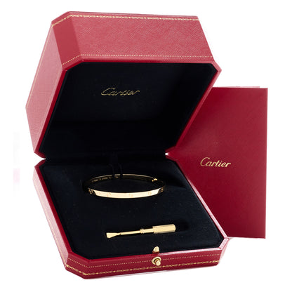 Cartier 18K Pink Gold Small LOVE Bracelet 18 5 of 5