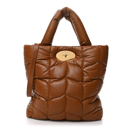 Mulberry Nappa Pillow Quilted Big Softie Tote Tobacco Brown 1 of 9