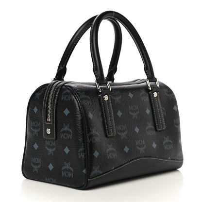 MCM Visetos Small Boston Bag Black 2 of 8