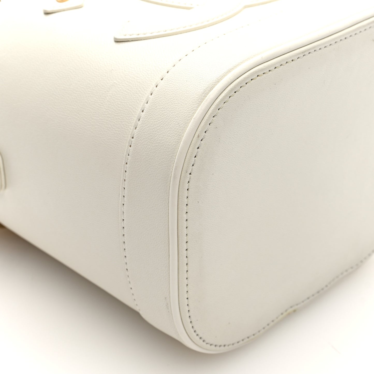 Lambskin Timeless Vanity Cosmetic Case White