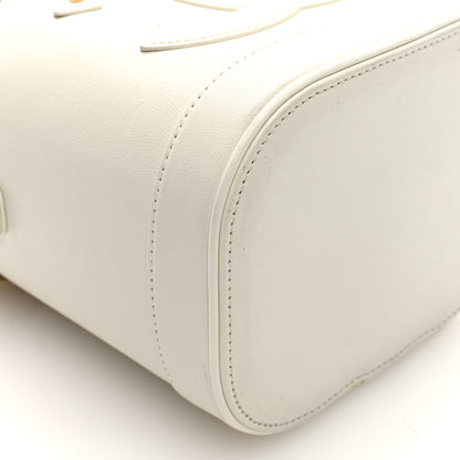 Chanel Lambskin Timeless Vanity Cosmetic Case White 9 of 10