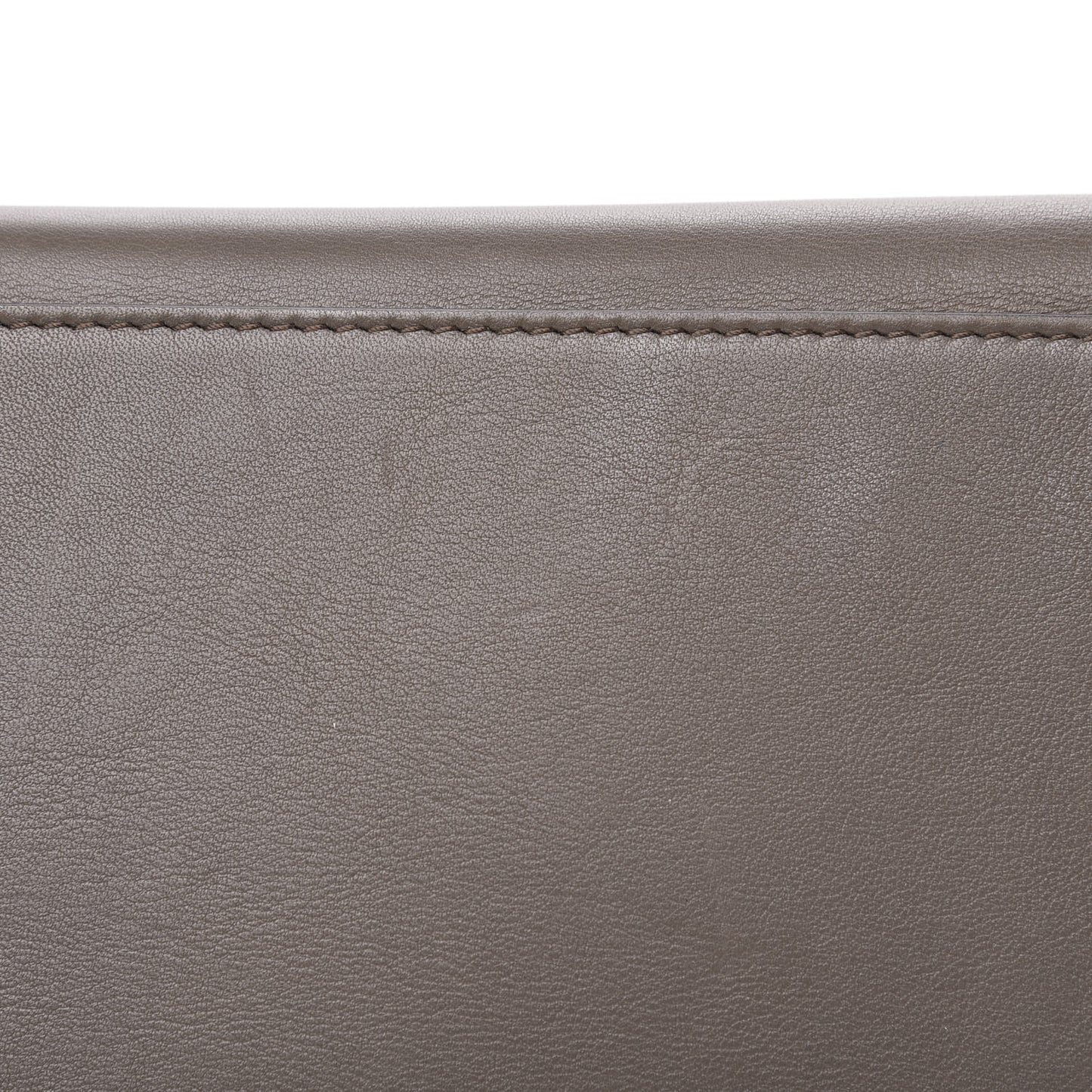 Drummed Calfskin Suede Medium Trapeze