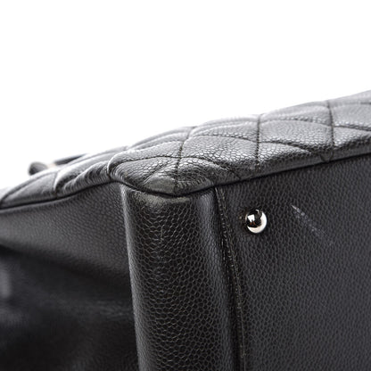 Chanel Caviar Quilted XL Grand Shopping Tote GST Dark Grey 10 of 14