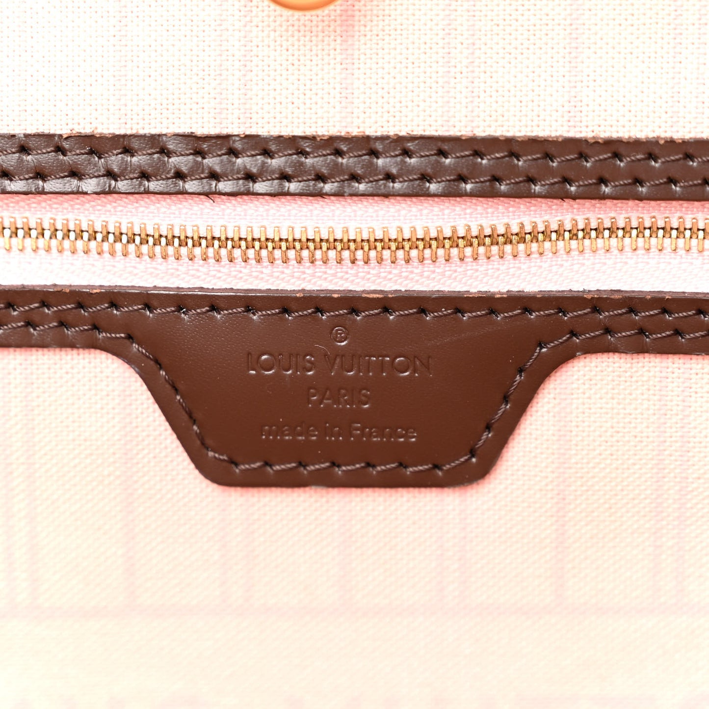 Damier Ebene Neo Neverfull MM Rose Ballerine