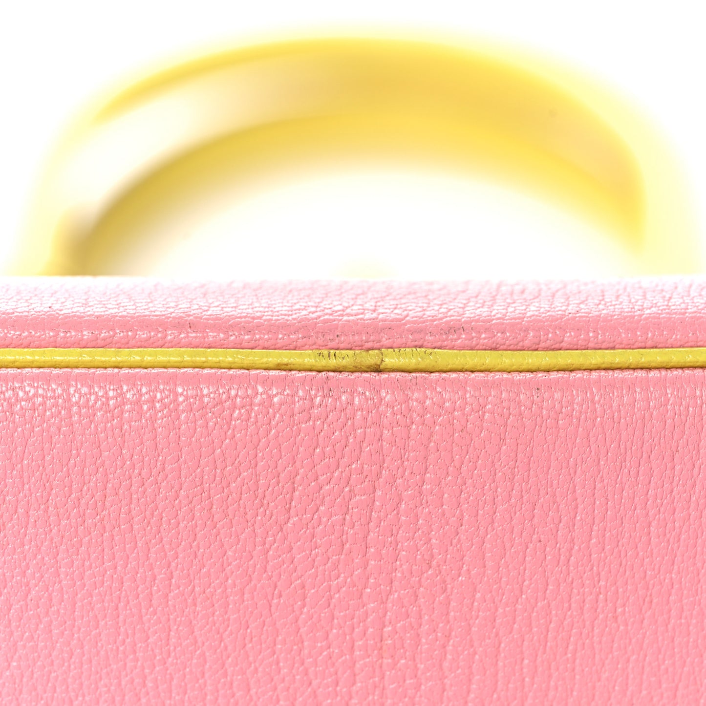 Chevre Mysore Horseshoe Birkin 30 Rose Confetti Soufre