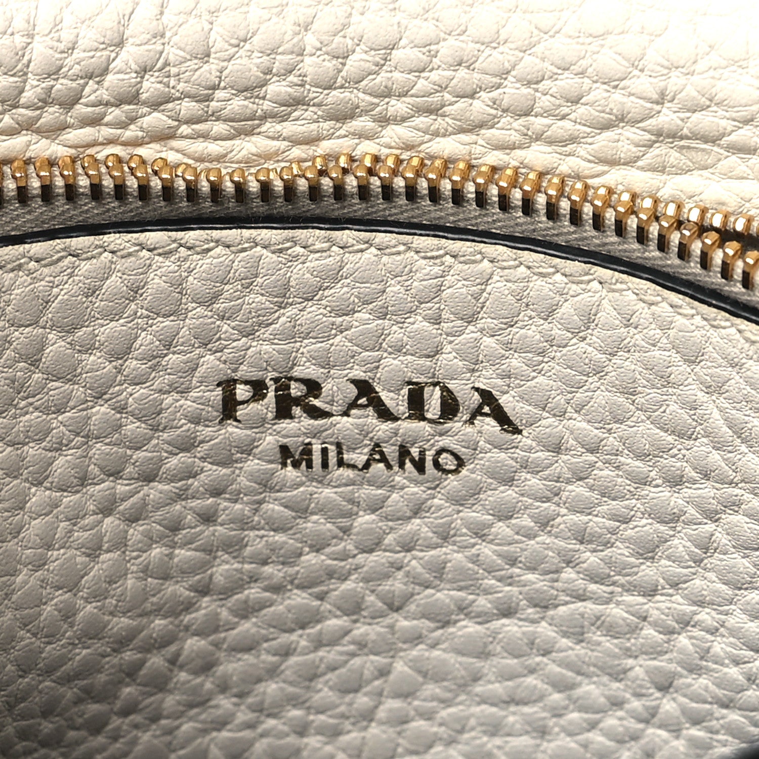 Prada Vitello Daino Flap Crossbody Bianco 6 of 8