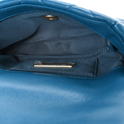 Chanel Lambskin Quilted Chanel 19 Waist Bag Blue 4 of 9