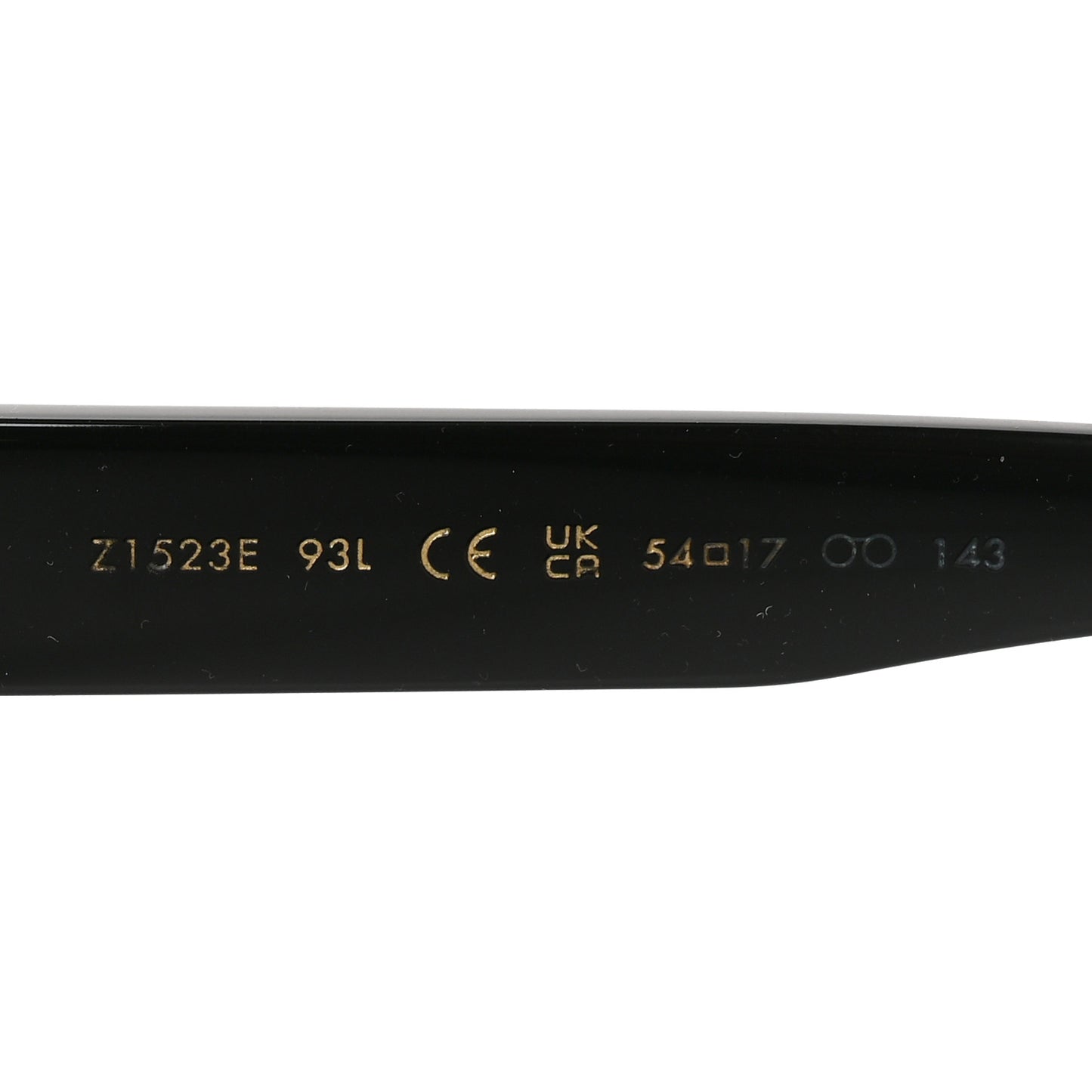 Acetate My Monogram Square Sunglasses Z1523E Black