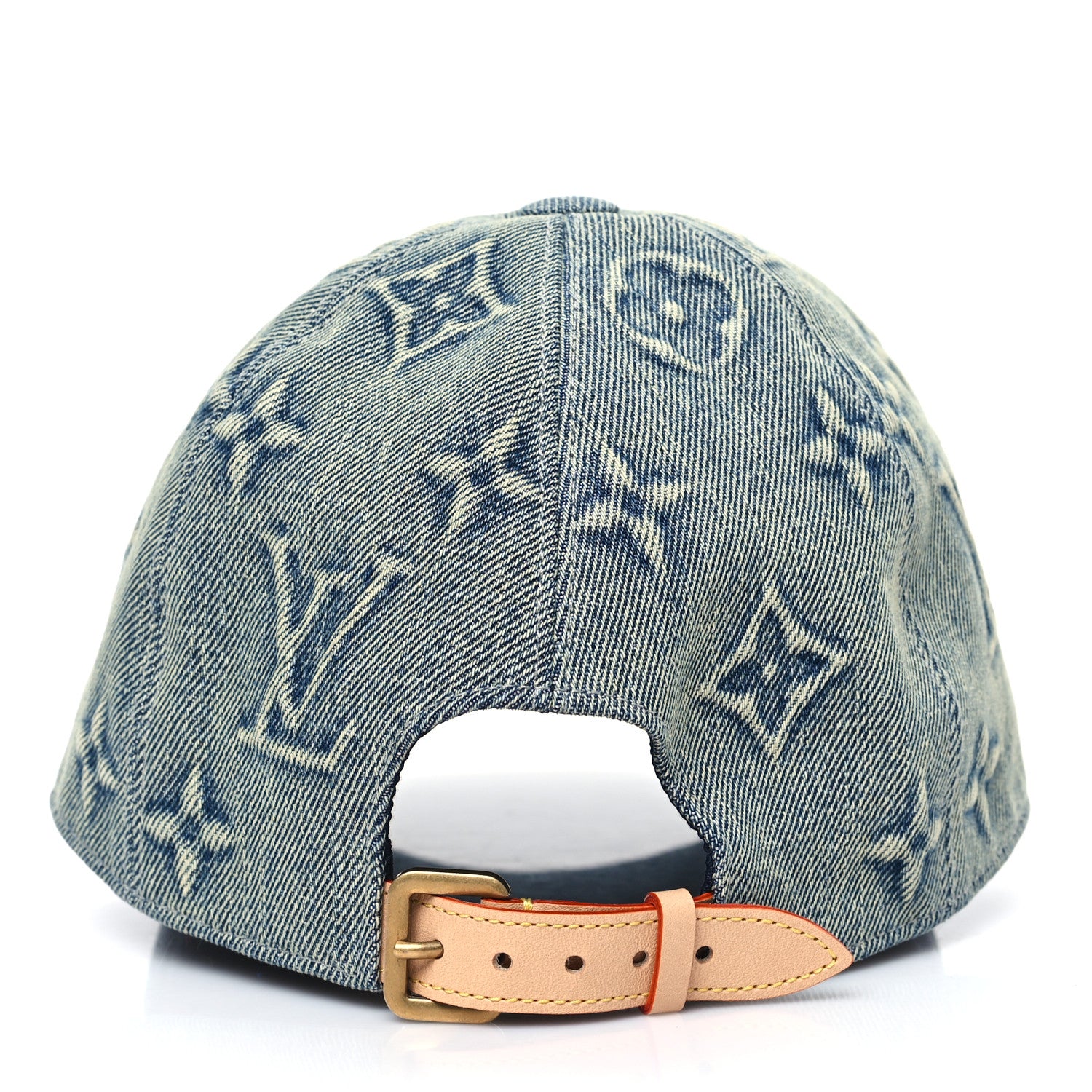 Louis Vuitton Monogram Washed Denim Cap M Blue 5 of 8