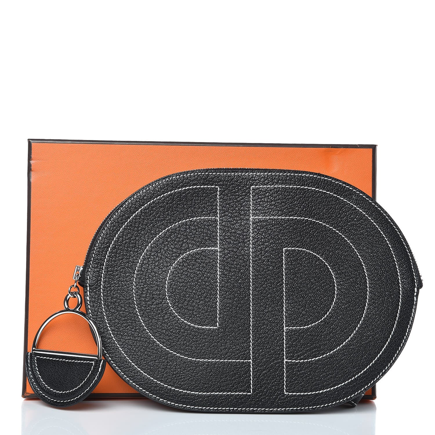 Hermes Chevre Mysore In-The-Loop-To-Go Pochette Black 8 of 8