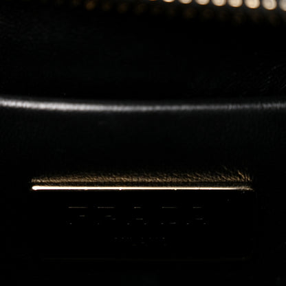 Prada Nappa Triangle Quilted Padded Double Handled Zip Pocket Tote Black 6 of 14