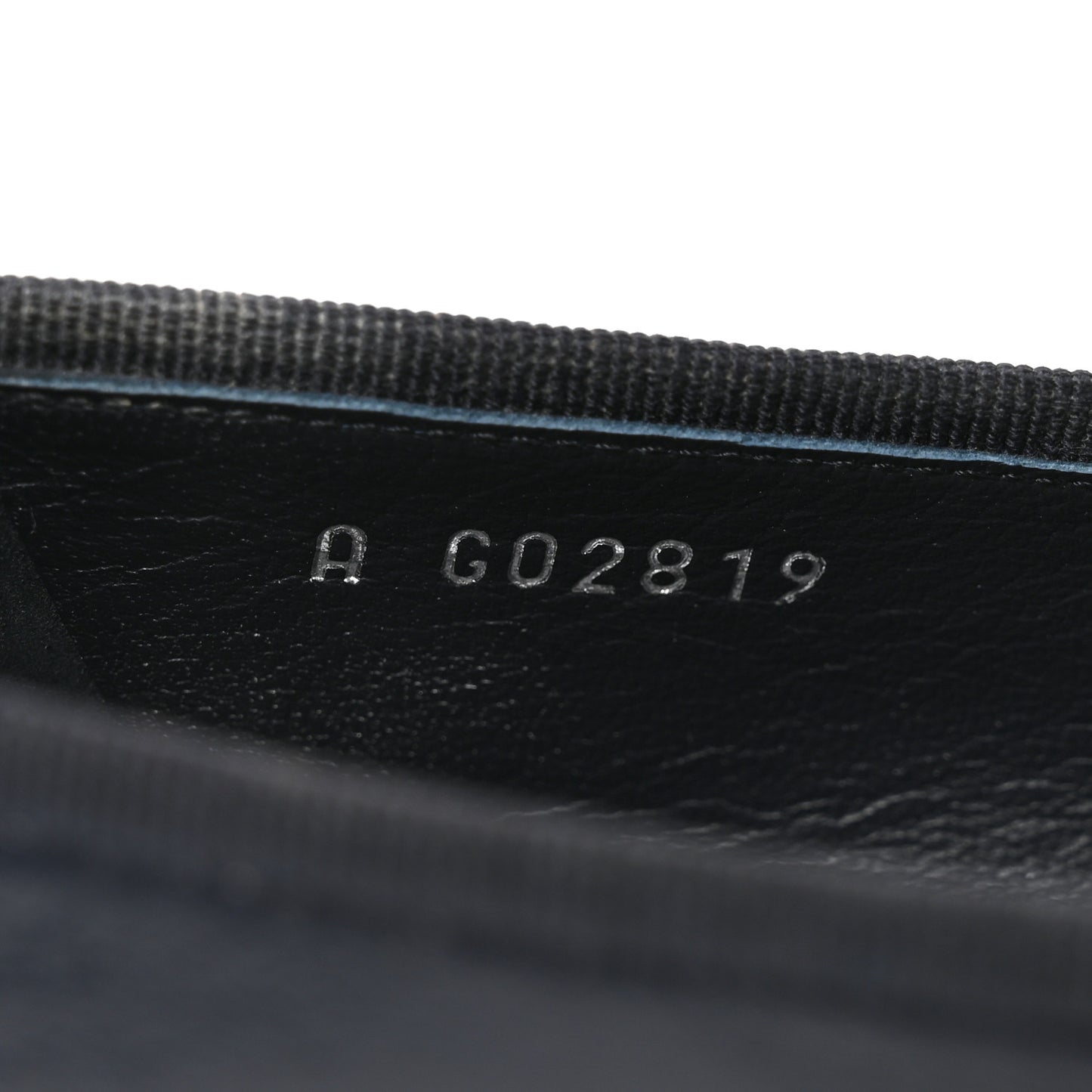 Goatskin CC Cap Toe Ballerina Flats 37.5 Dark Blue