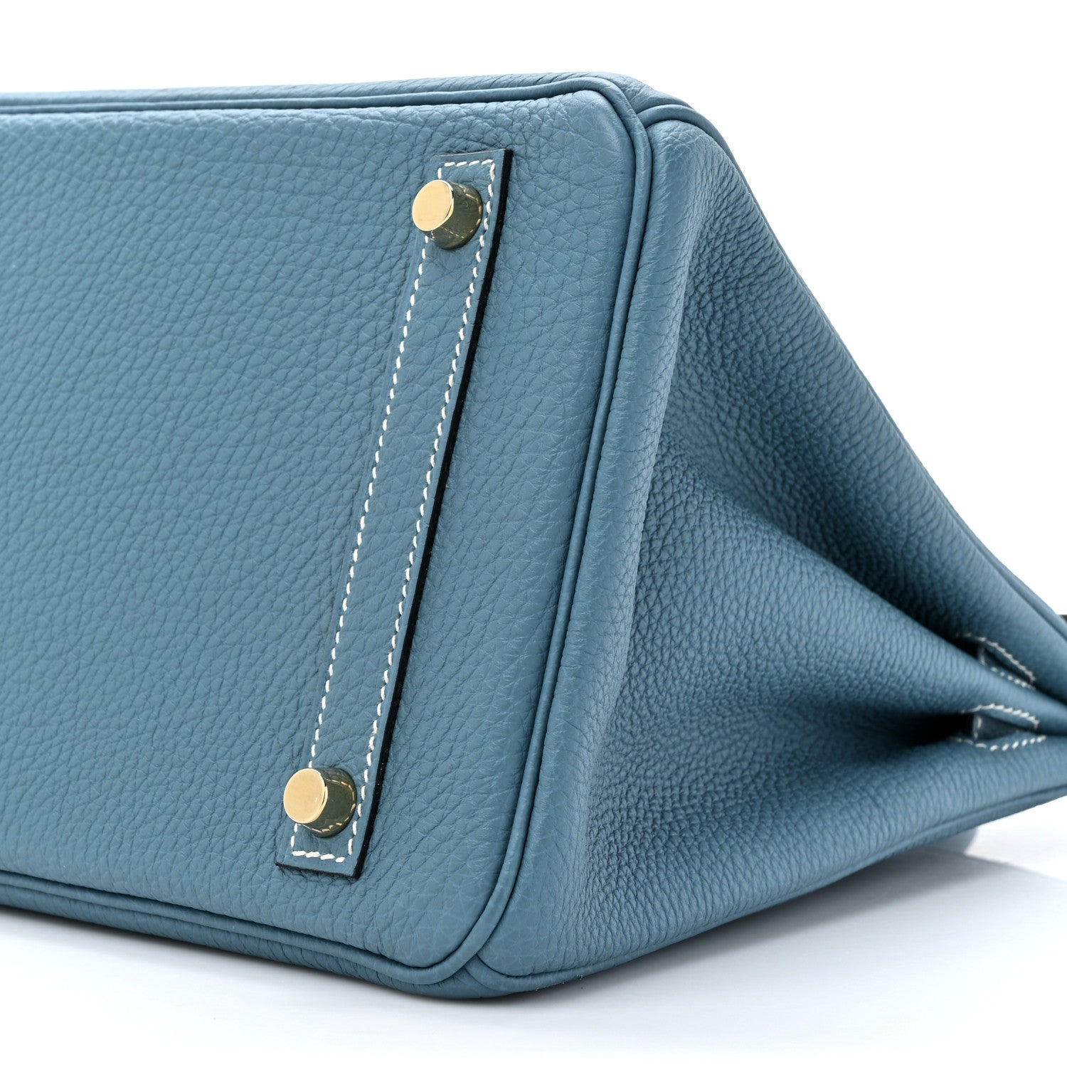 Hermes Togo BIRKIN 30 Blue Jean 9 of 17