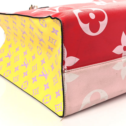 Louis Vuitton Monogram Giant Onthego GM Rouge Rose 9 of 13