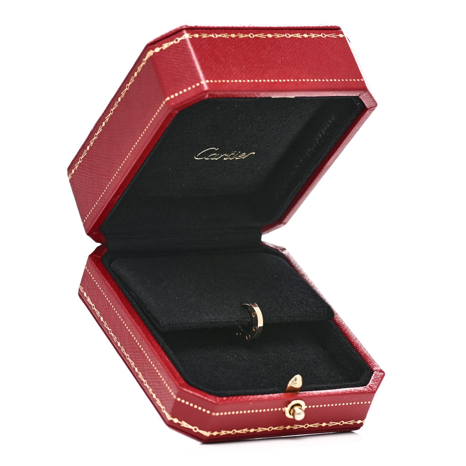 Cartier 18K Yellow Gold Single LOVE Hoop Earring 5 of 5