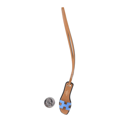 Hermes Epsom Butler Calfskin Hunter Oran Nano Bag Charm Bleu Frida 3 of 5