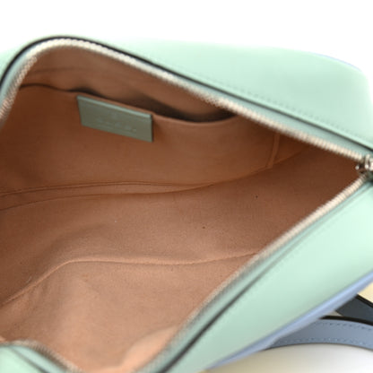 Gucci Calfskin Matelasse Diagonal Small GG Marmont Chain Shoulder Bag Multicolor Pastel 5 of 9