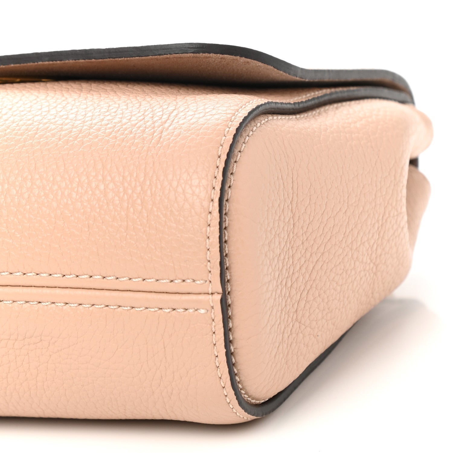 Mulberry Small Classic Grain Calfskin Small Lily Flap Light Salmon 12 of 12