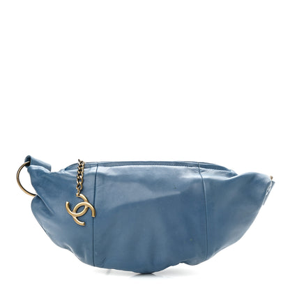 Chanel Lambskin Small Chain Shoulder Bag Turquoise 1 of 18