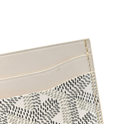 Goyard Goyardine Saint Sulpice Card Holder White 9 of 10