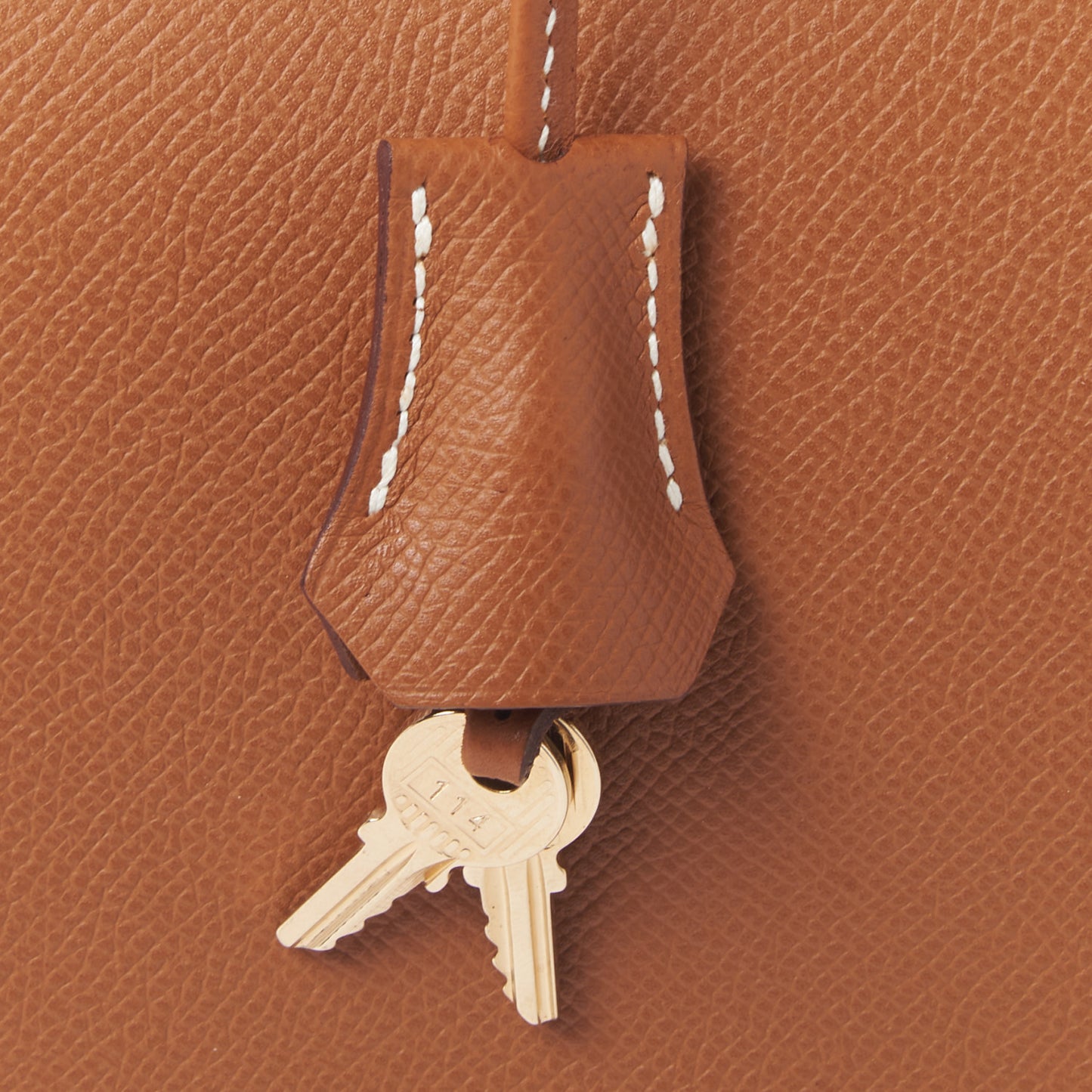 Epsom Birkin 35 Gold