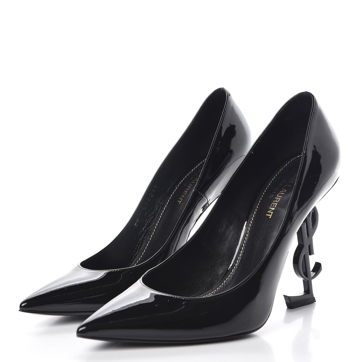 Saint Laurent Patent Opyum 110 Pumps 39.5 Black 3 of 11