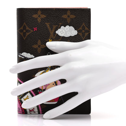 Louis Vuitton Monogram 2020 Christmas Animation Big Wheel Passport Cover Rose Ballerine 2 of 7