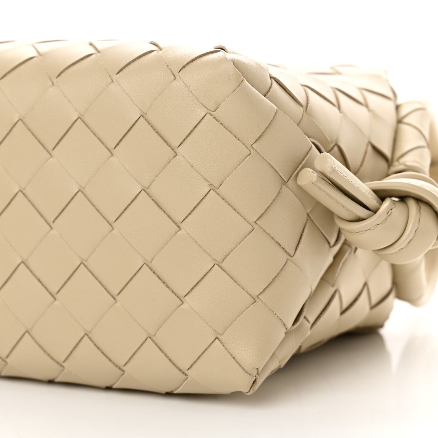 Bottega Veneta Calfskin Intrecciato Small Loop Top Handle Light Butterscotch 10 of 11