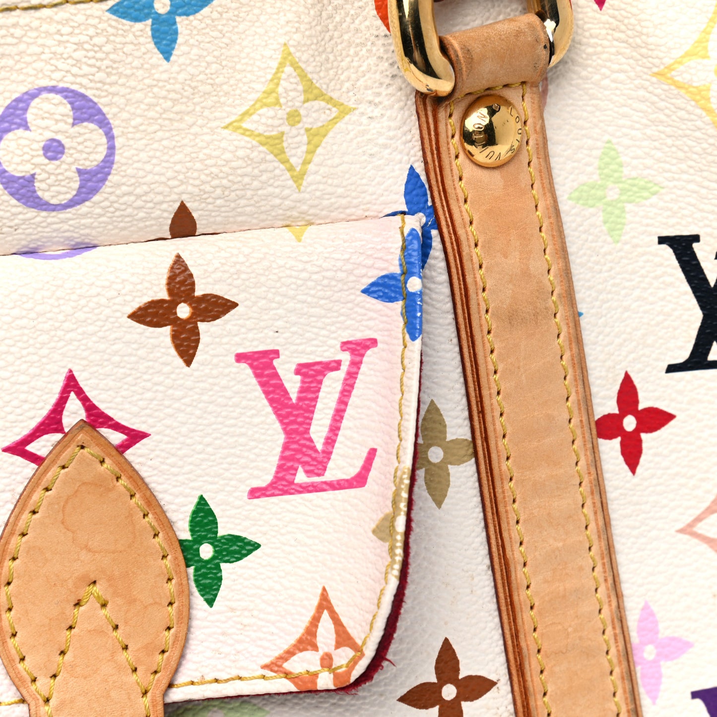 Monogram Multicolor Aurelia MM White