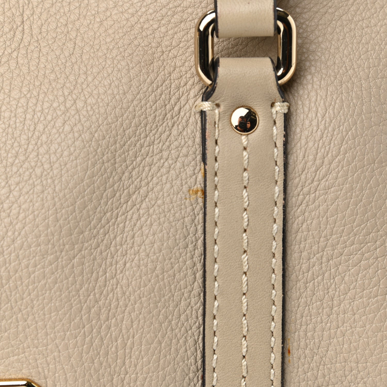 Burberry Calfskin Satchel Limestone 11 of 14