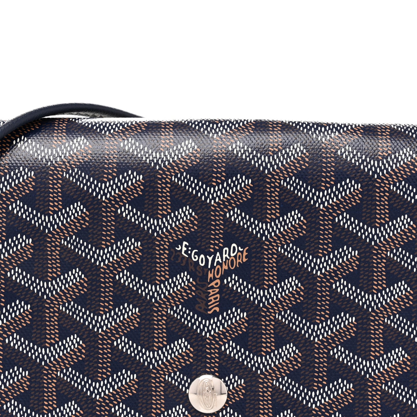 Goyardine Plumet Wallet Clutch Navy
