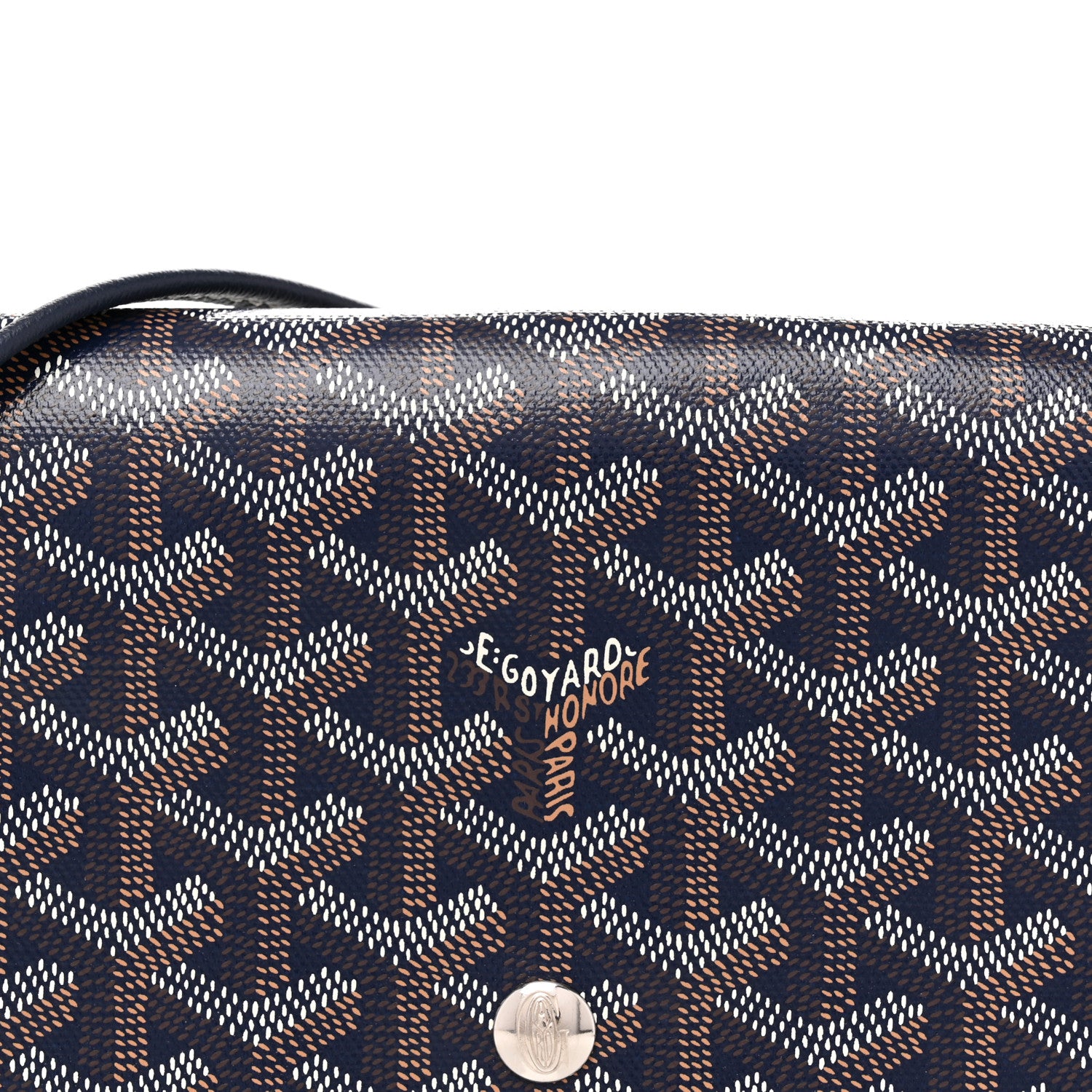 Goyard Goyardine Plumet Wallet Clutch Navy 7 of 9