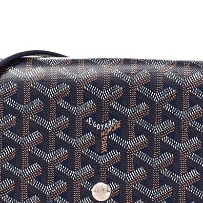 Goyard Goyardine Plumet Wallet Clutch Navy 7 of 9