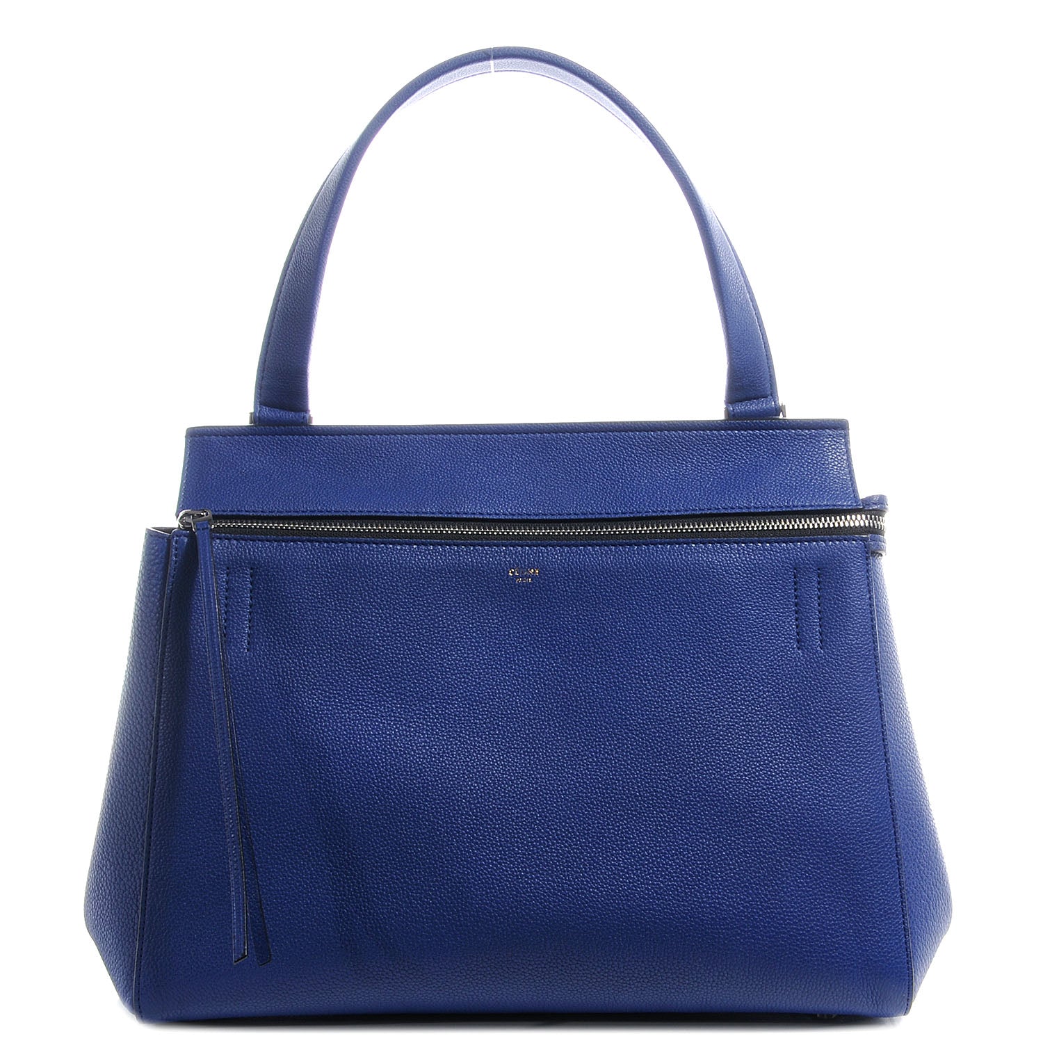 Celine Calfskin Medium Edge Shoulder Bag Cobalt 1 of 8