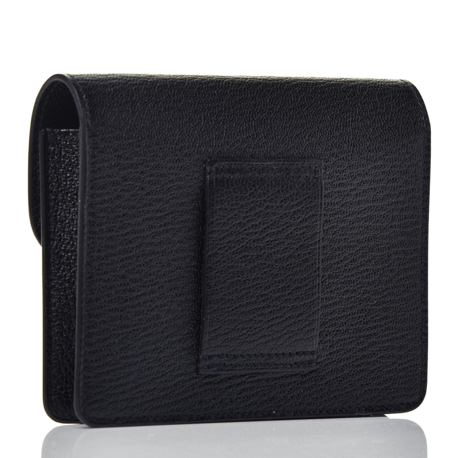 Hermes Chevre Mysore Roulis Slim Wallet Black 4 of 7